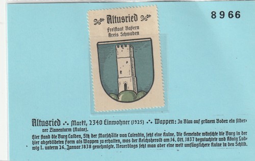 Reklamemarke kaffee hag - kaffee, wappen