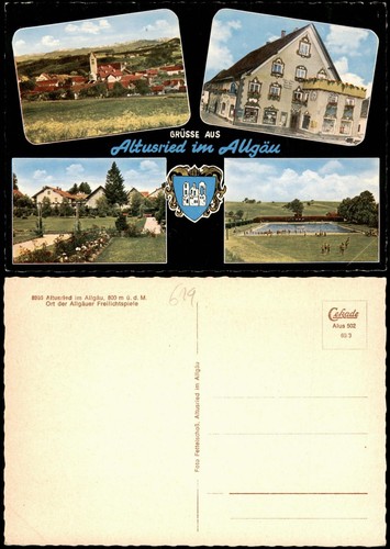 Ansichtskarte altusried - ansichtskarte,