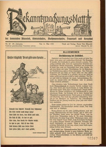 Bekanntmachungsblatt der