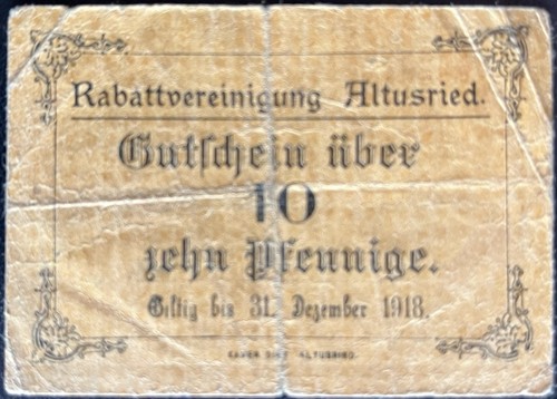 Pfennig altusried 1918 - pfennig,
