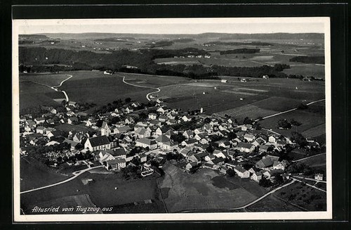 Altusried vom flugzeug aus - altusried,,