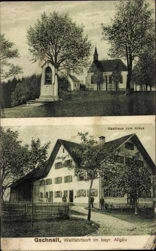 Gschnait altusried bayern - ak,